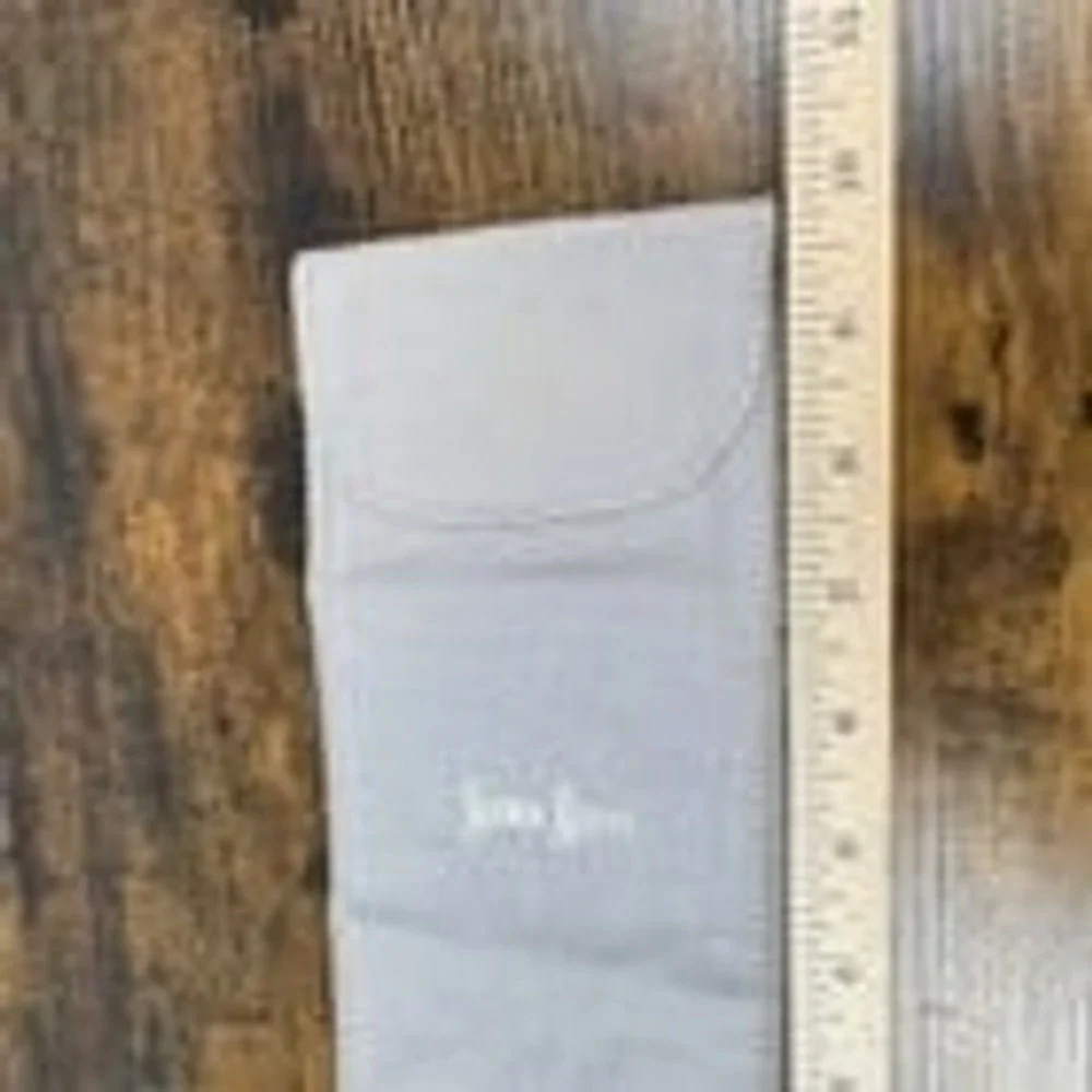Vintage Neiman Marcus Gray‎ Necklace Storage Dust Bag with Flap 4